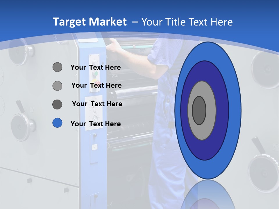 Color Machine Plant PowerPoint Template
