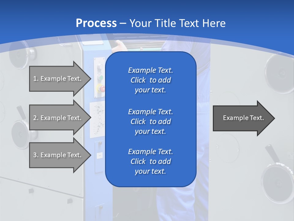 Color Machine Plant PowerPoint Template