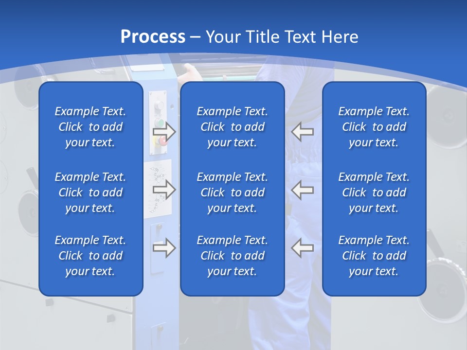 Color Machine Plant PowerPoint Template