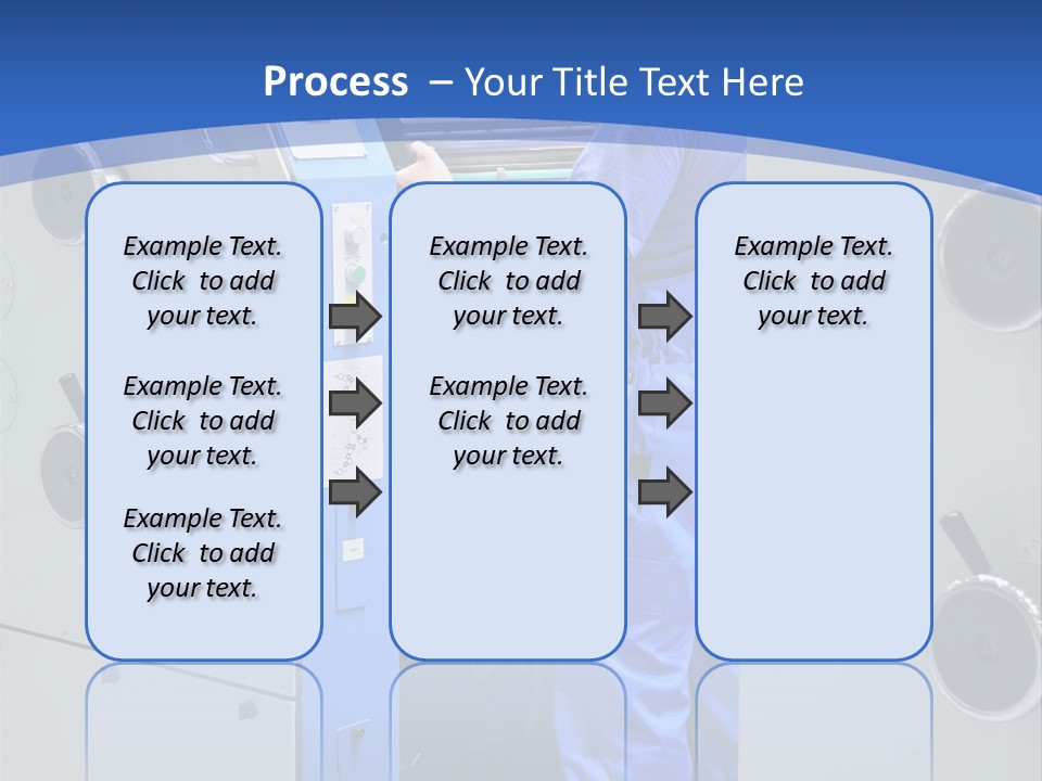 Color Machine Plant PowerPoint Template