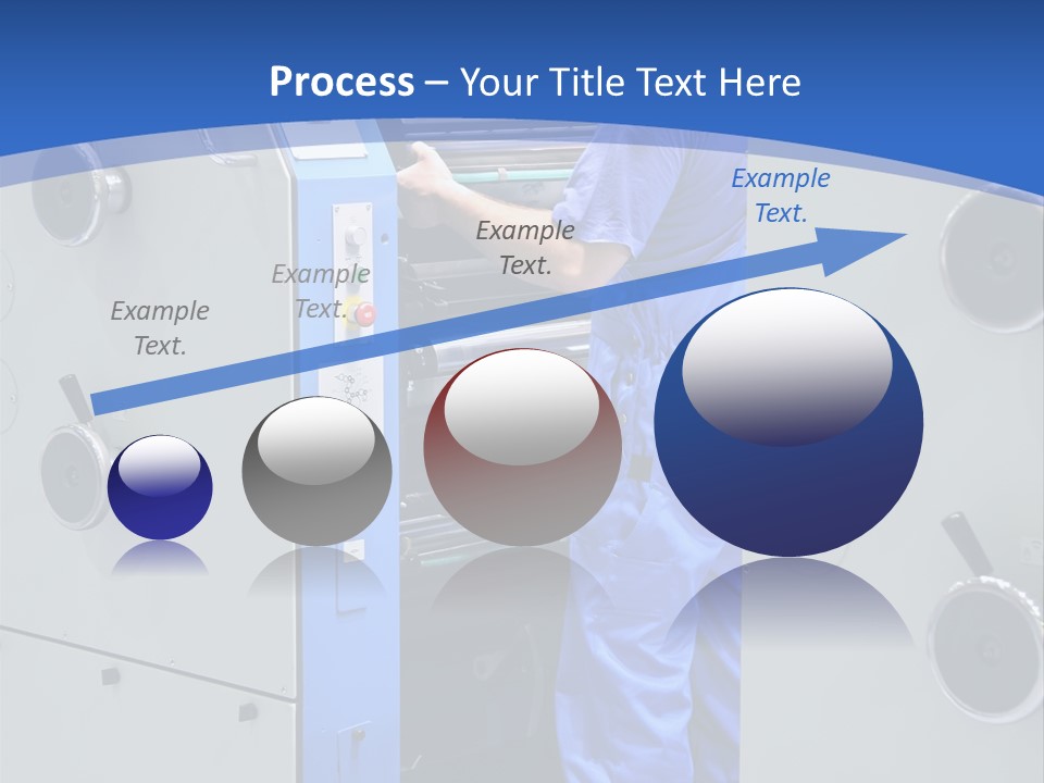 Color Machine Plant PowerPoint Template
