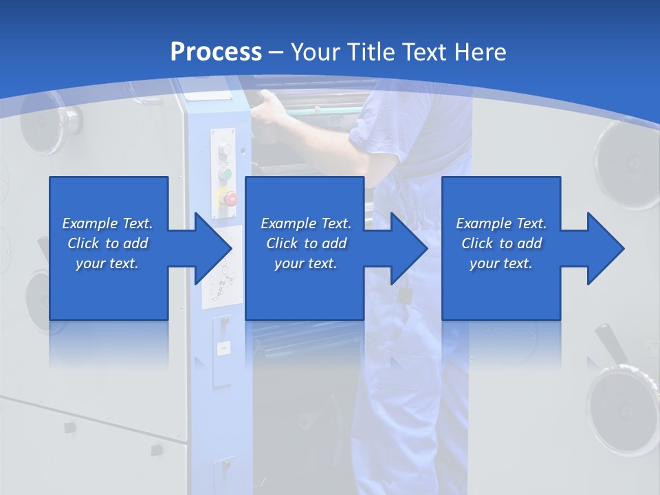 Color Machine Plant PowerPoint Template