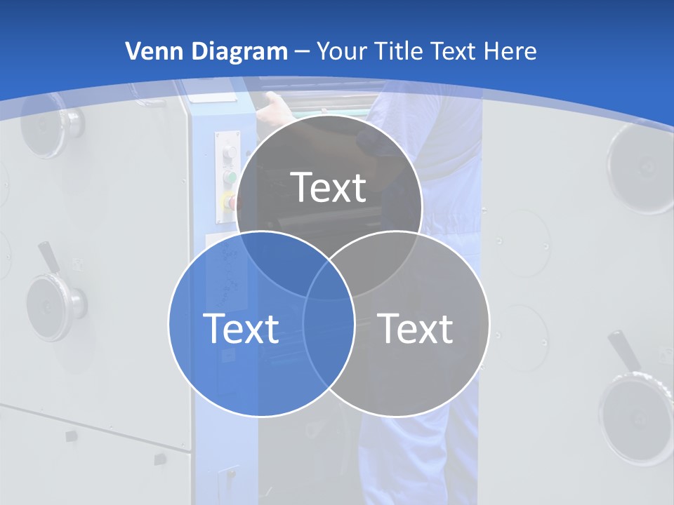 Color Machine Plant PowerPoint Template
