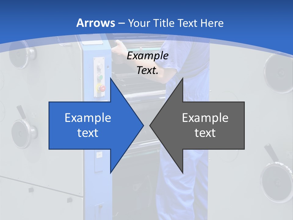 Color Machine Plant PowerPoint Template