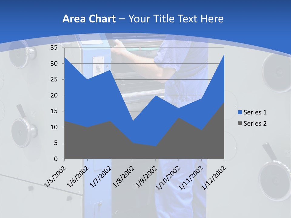 Color Machine Plant PowerPoint Template