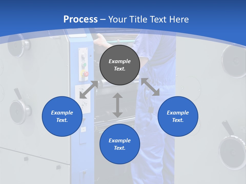 Color Machine Plant PowerPoint Template