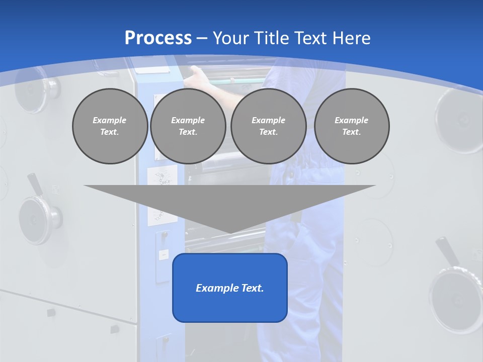 Color Machine Plant PowerPoint Template