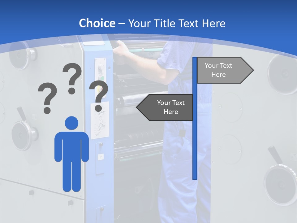 Color Machine Plant PowerPoint Template