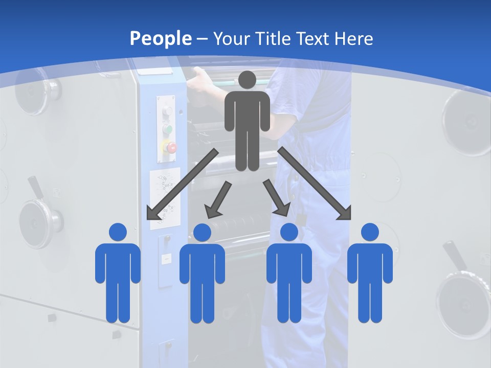 Color Machine Plant PowerPoint Template