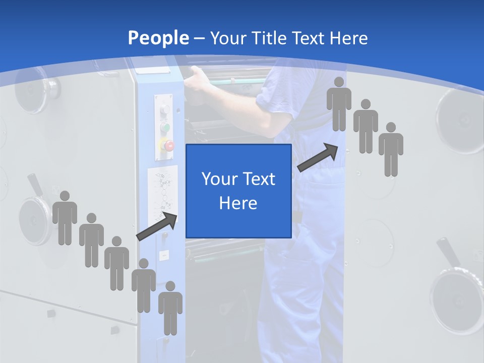 Color Machine Plant PowerPoint Template