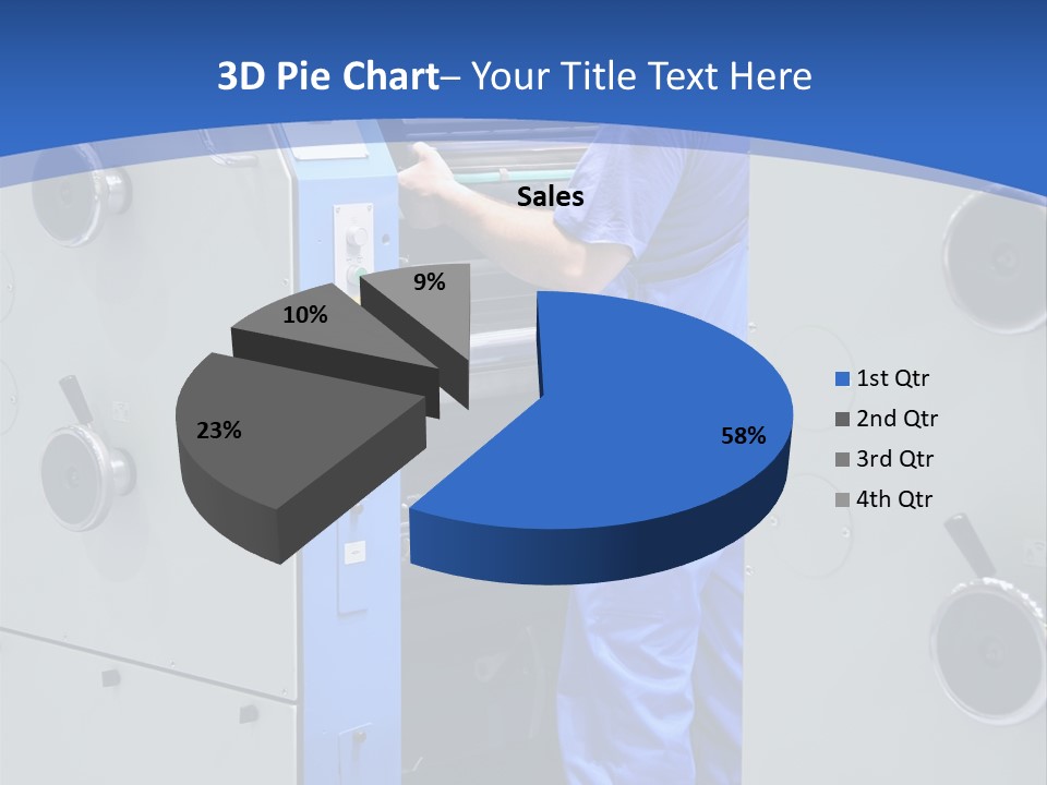 Color Machine Plant PowerPoint Template