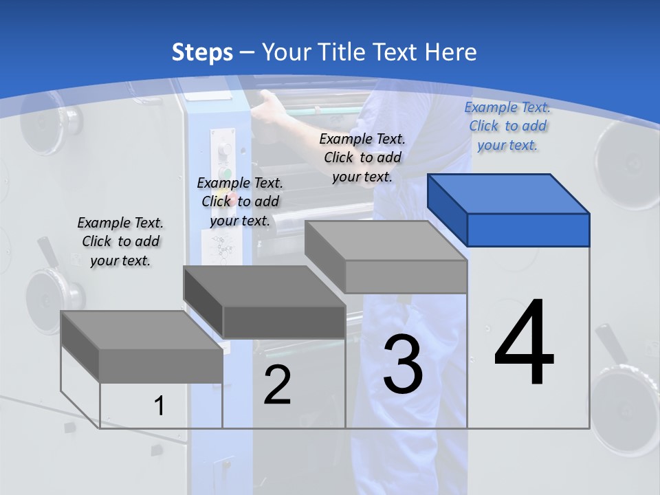 Color Machine Plant PowerPoint Template