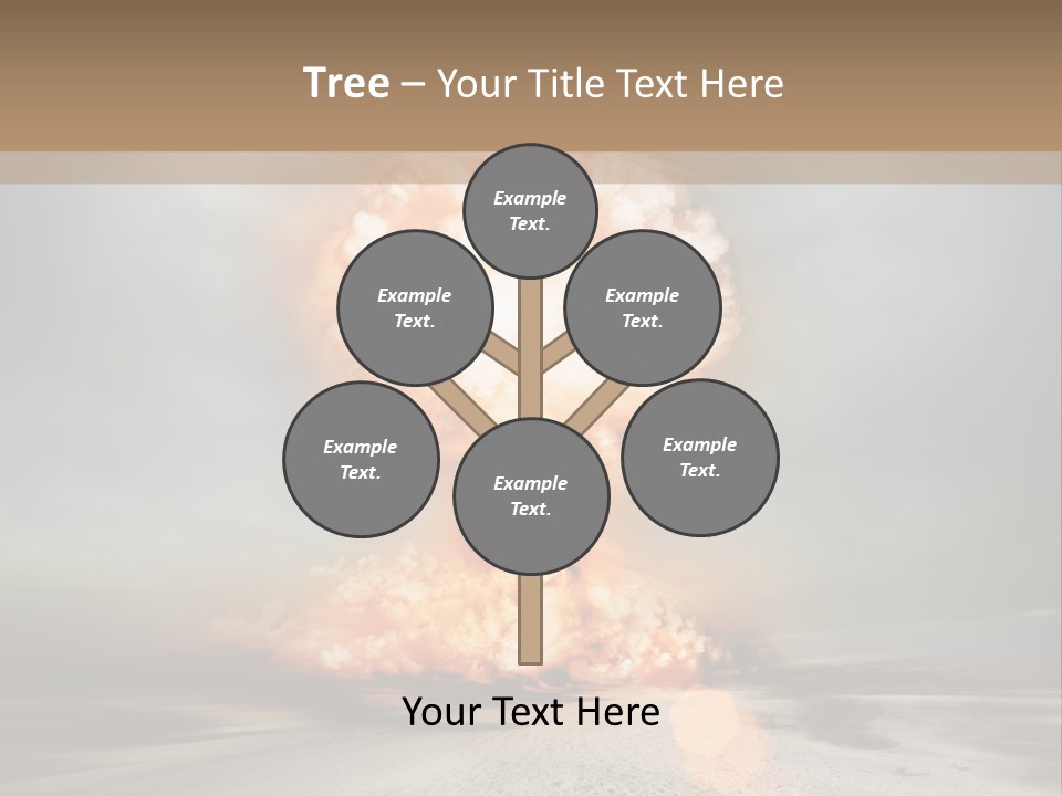 Background Symbol Mushroom PowerPoint Template