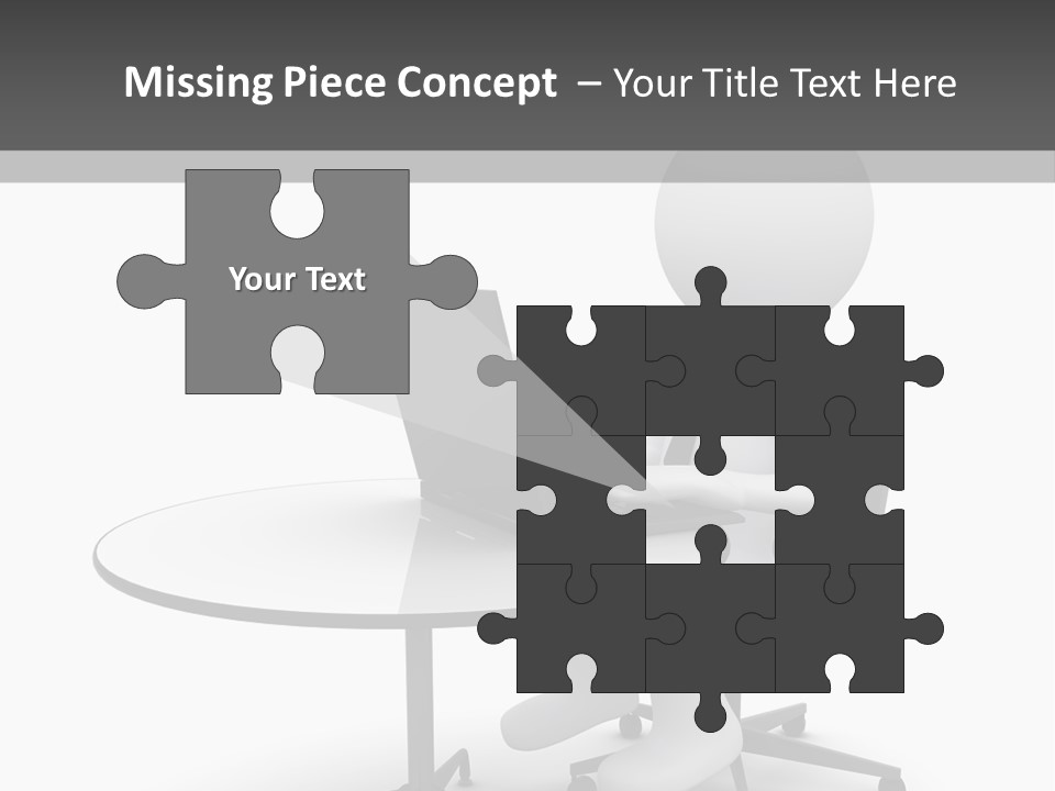 Success Wireless Illustration PowerPoint Template