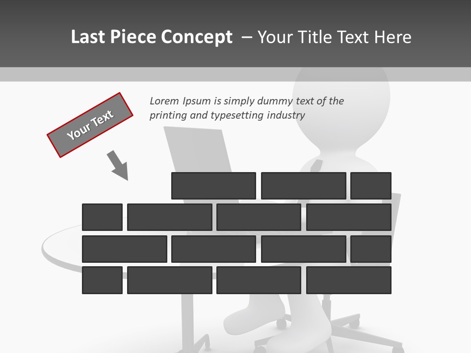 Success Wireless Illustration PowerPoint Template