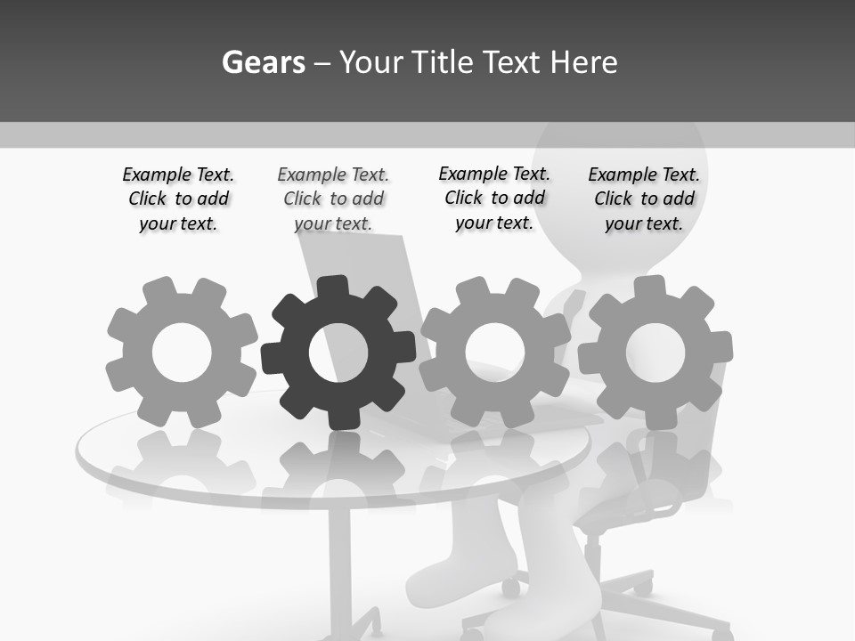 Success Wireless Illustration PowerPoint Template