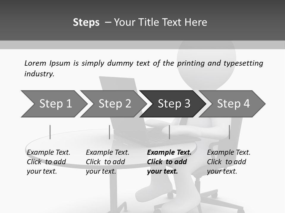 Success Wireless Illustration PowerPoint Template