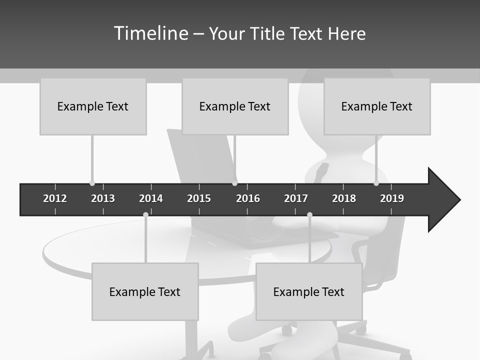 Success Wireless Illustration PowerPoint Template