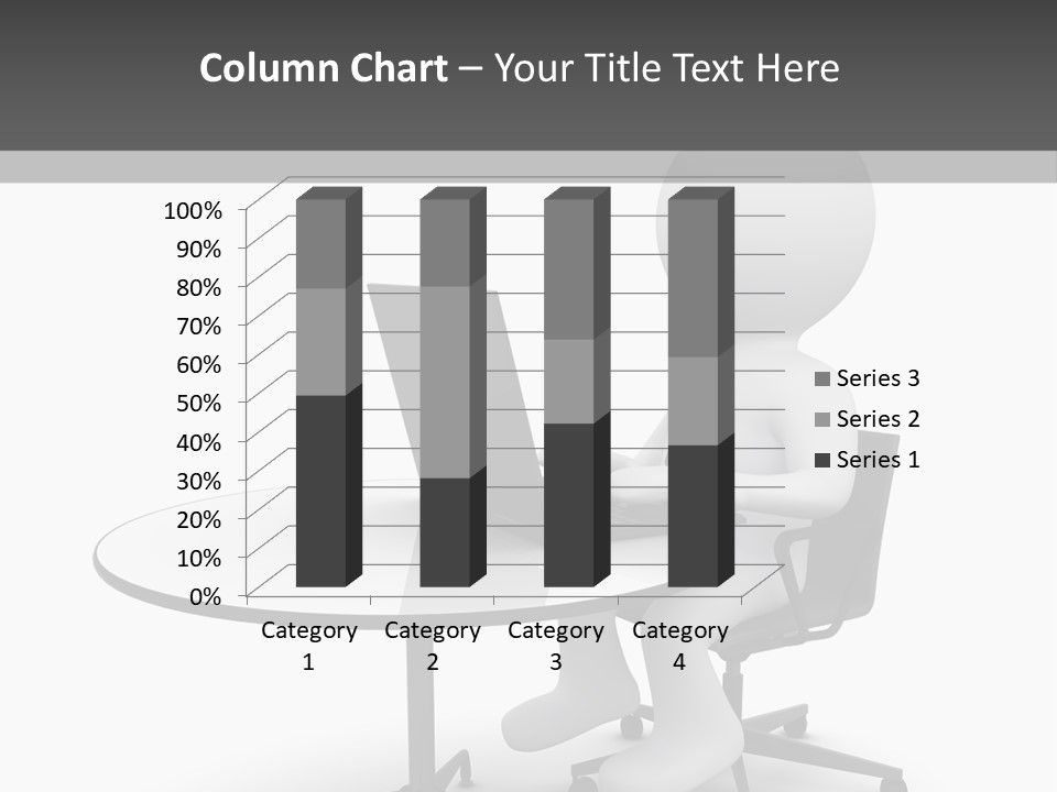 Success Wireless Illustration PowerPoint Template
