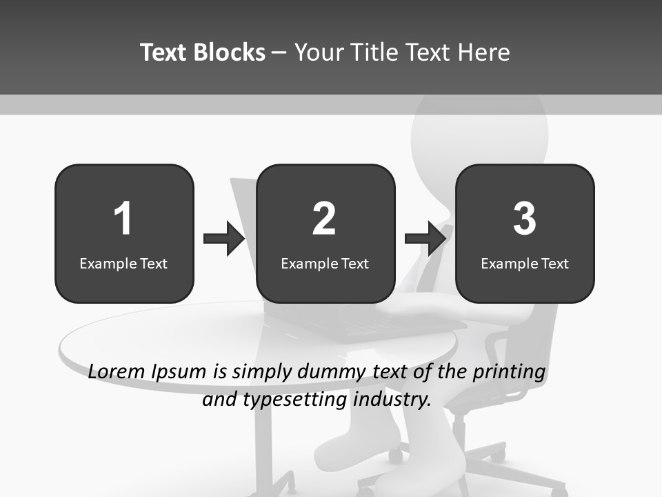 Success Wireless Illustration PowerPoint Template
