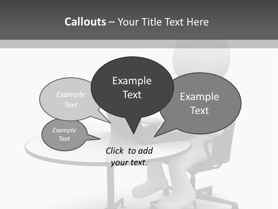 Success Wireless Illustration PowerPoint Template