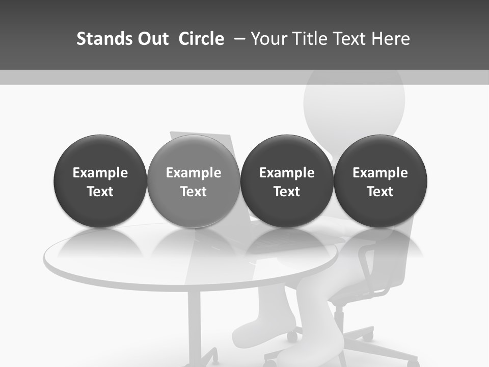 Success Wireless Illustration PowerPoint Template