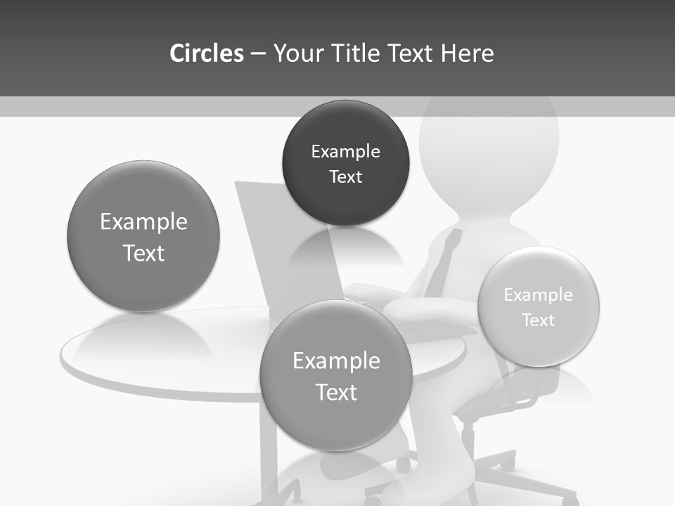 Success Wireless Illustration PowerPoint Template