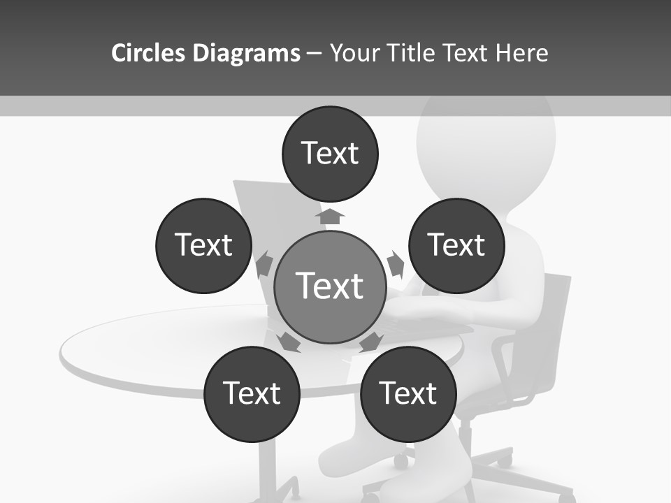 Success Wireless Illustration PowerPoint Template