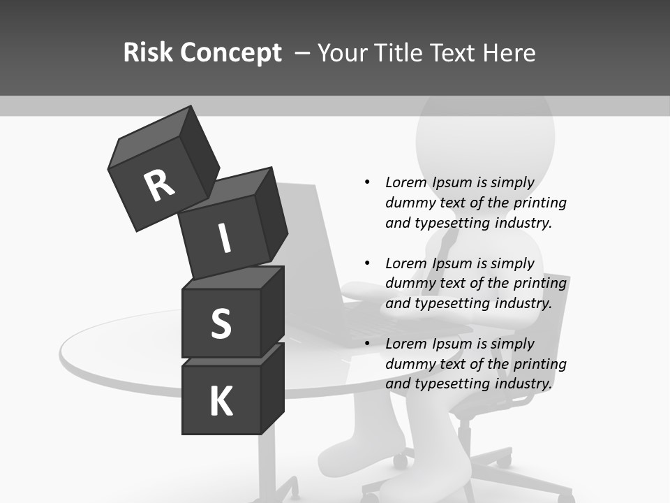 Success Wireless Illustration PowerPoint Template