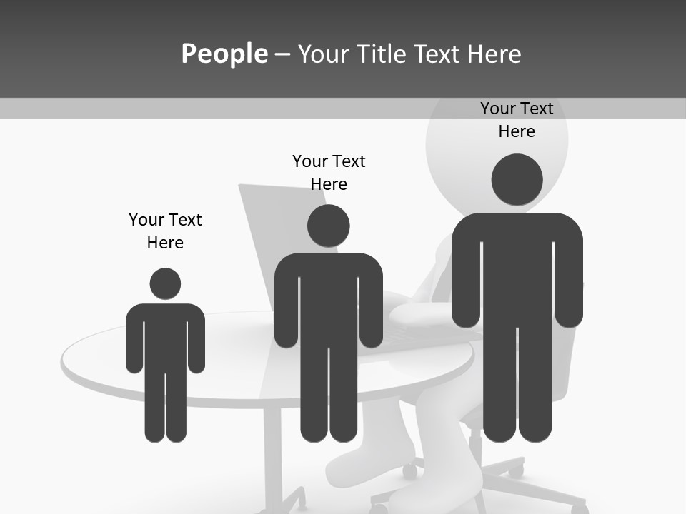 Success Wireless Illustration PowerPoint Template