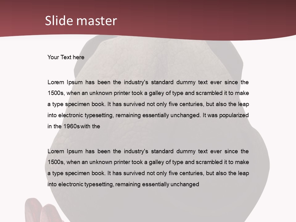 Concept Legs Back PowerPoint Template