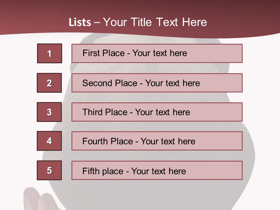 Concept Legs Back PowerPoint Template