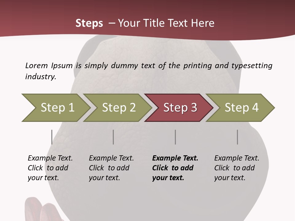 Concept Legs Back PowerPoint Template