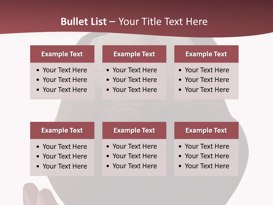 Concept Legs Back PowerPoint Template