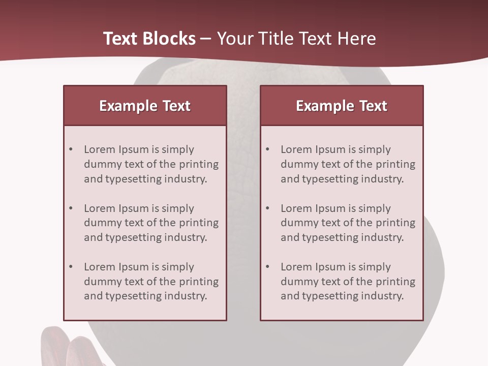 Concept Legs Back PowerPoint Template