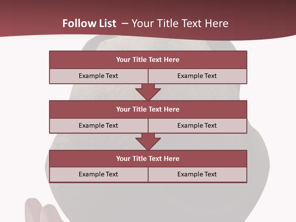 Concept Legs Back PowerPoint Template