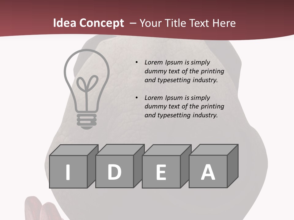 Concept Legs Back PowerPoint Template