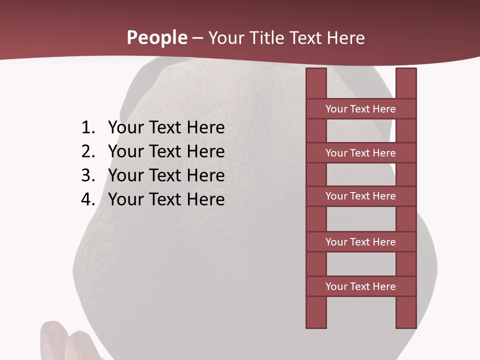 Concept Legs Back PowerPoint Template