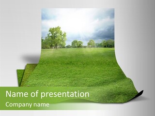 Sky Board Solid PowerPoint Template