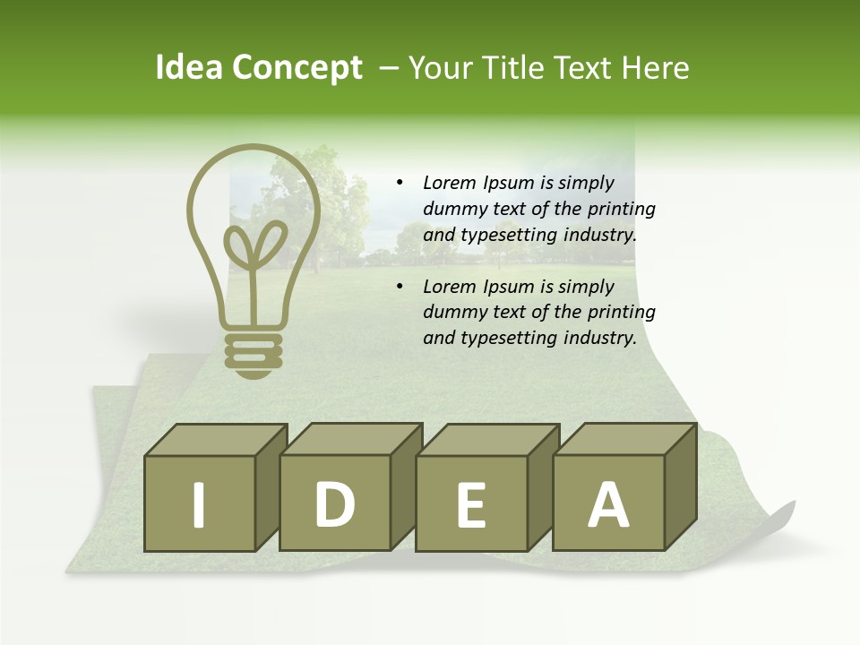 Sky Board Solid PowerPoint Template