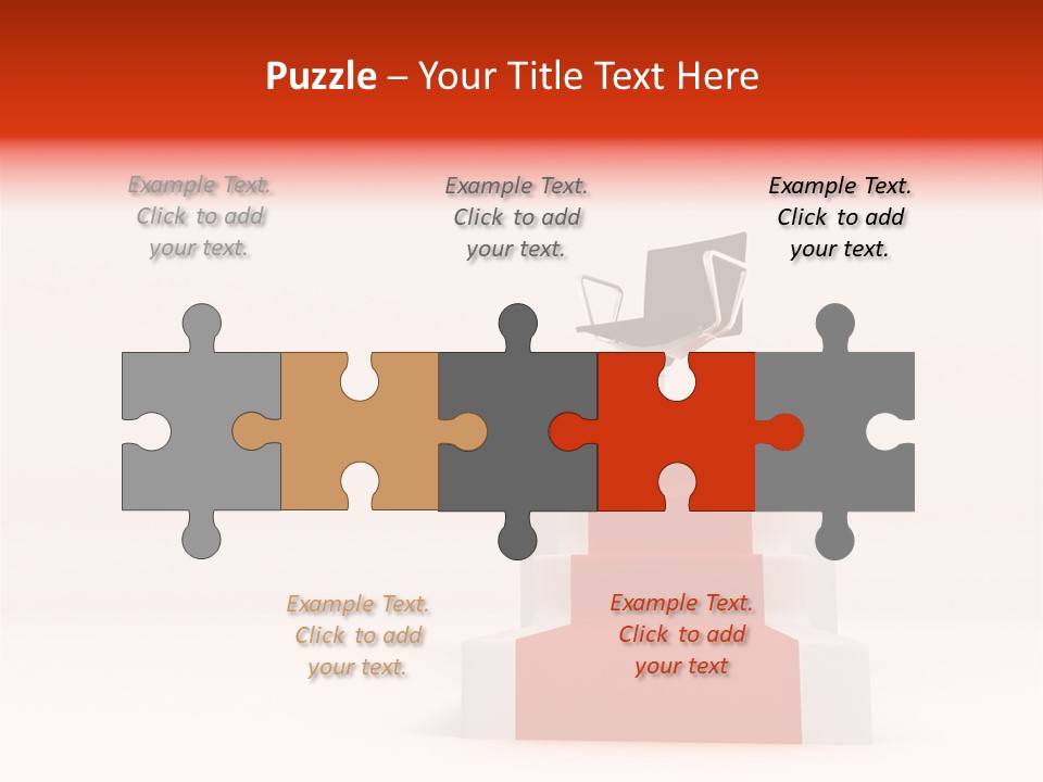 Recognition Ladders Medals PowerPoint Template