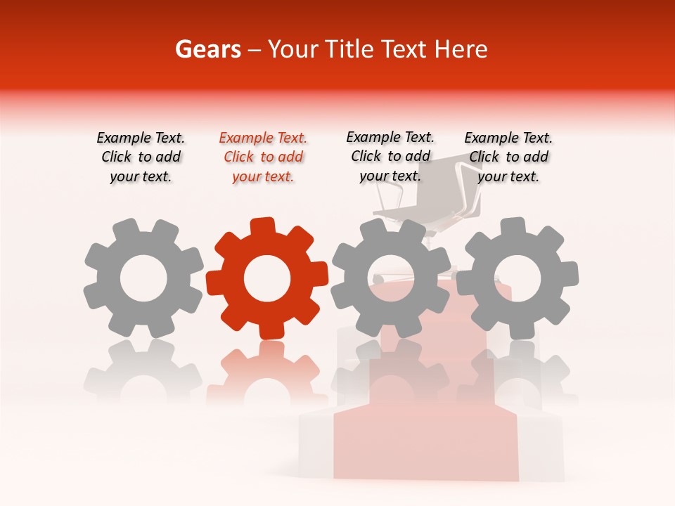 Recognition Ladders Medals PowerPoint Template