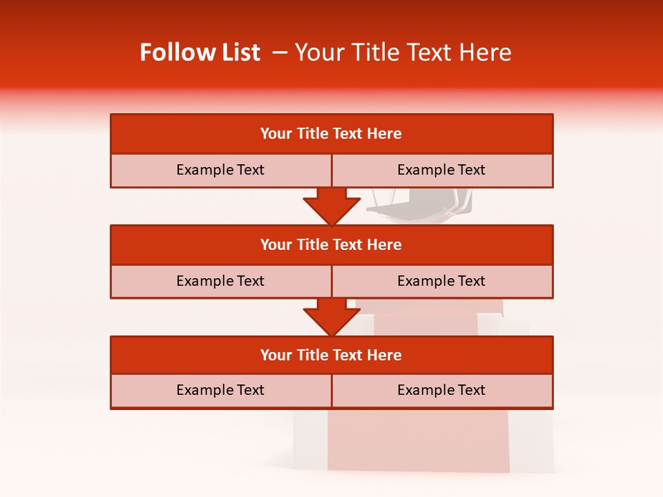 Recognition Ladders Medals PowerPoint Template