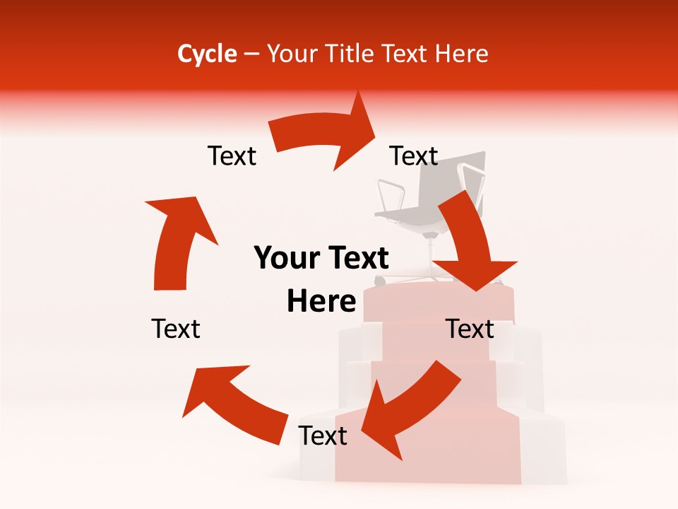 Recognition Ladders Medals PowerPoint Template