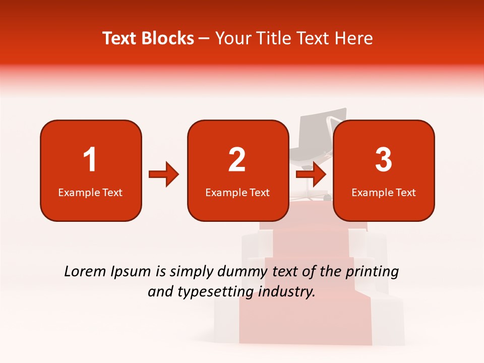 Recognition Ladders Medals PowerPoint Template