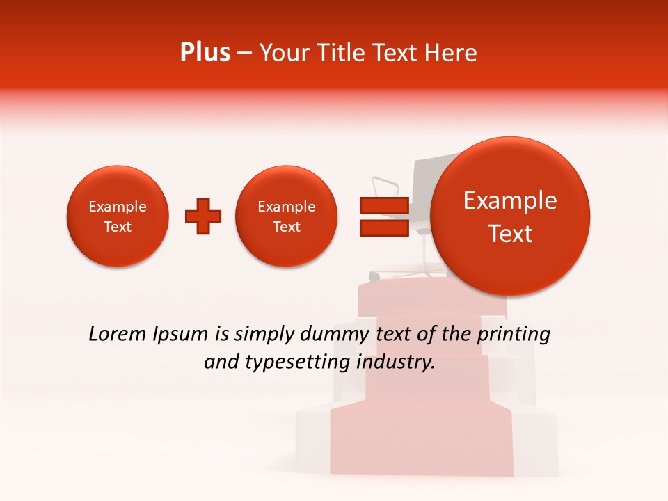 Recognition Ladders Medals PowerPoint Template