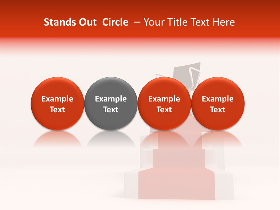 Recognition Ladders Medals PowerPoint Template