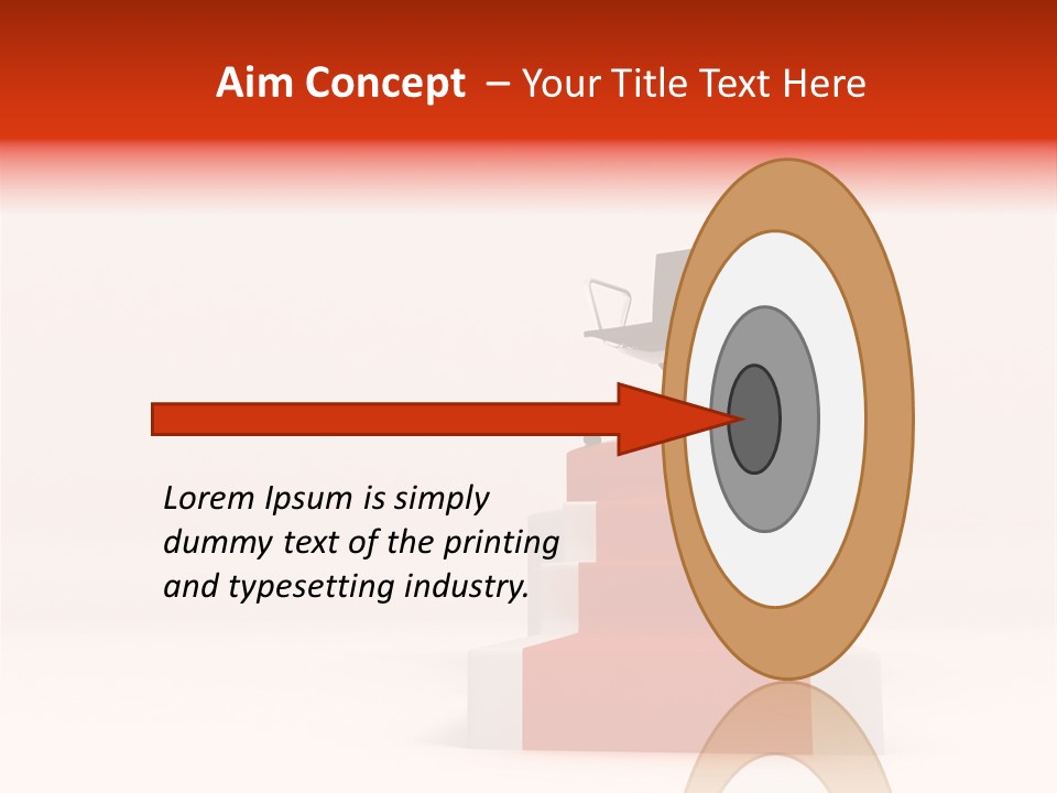 Recognition Ladders Medals PowerPoint Template