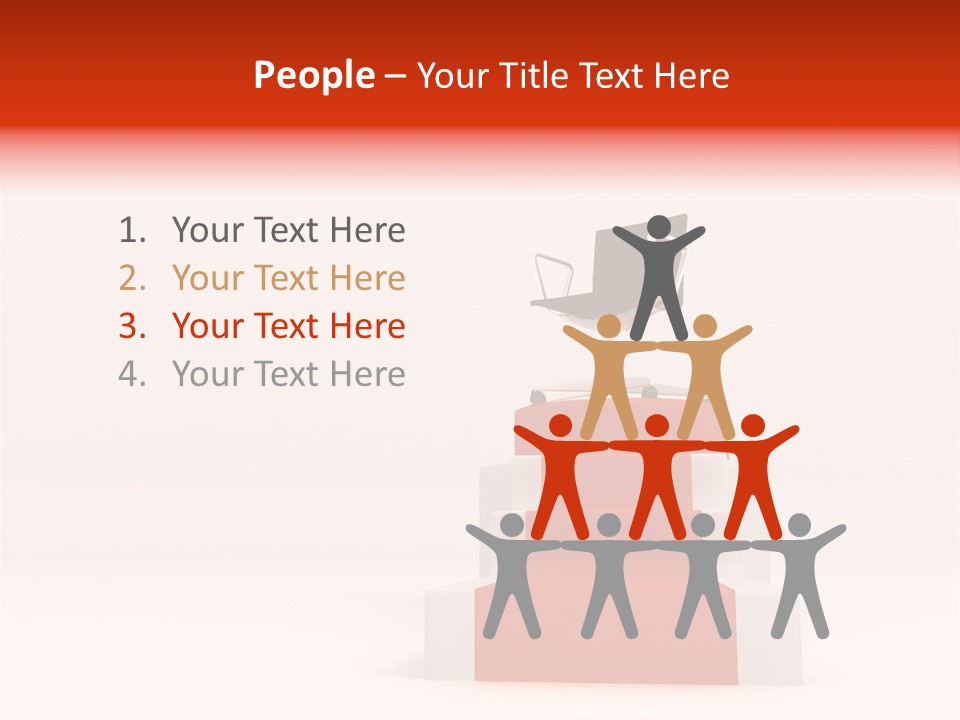 Recognition Ladders Medals PowerPoint Template