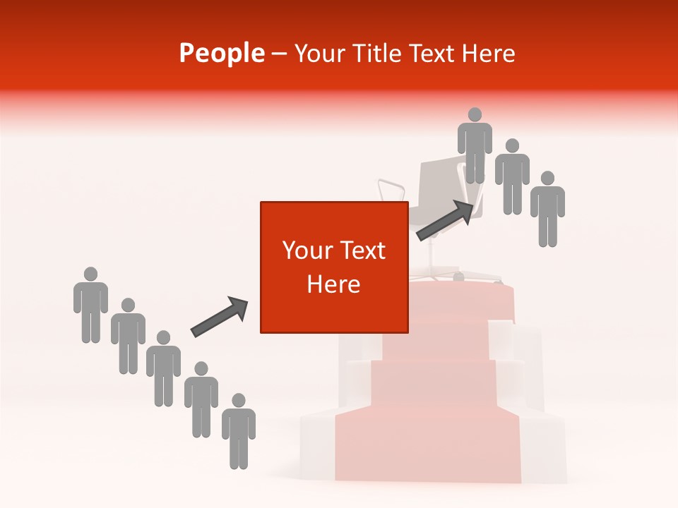 Recognition Ladders Medals PowerPoint Template